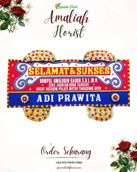 Papan Bunga Ucapan Selamat Gebang Raya